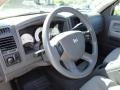 Medium Slate Gray 2007 Dodge Dakota SXT Club Cab Steering Wheel