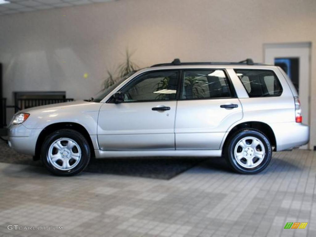 Crystal Gray Metallic 2007 Subaru Forester 2.5 X Exterior Photo #48033863