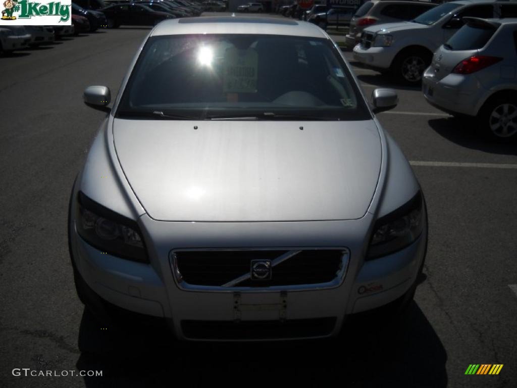2008 C30 T5 Version 1.0 - Electric Silver Metallic / Off Black photo #14