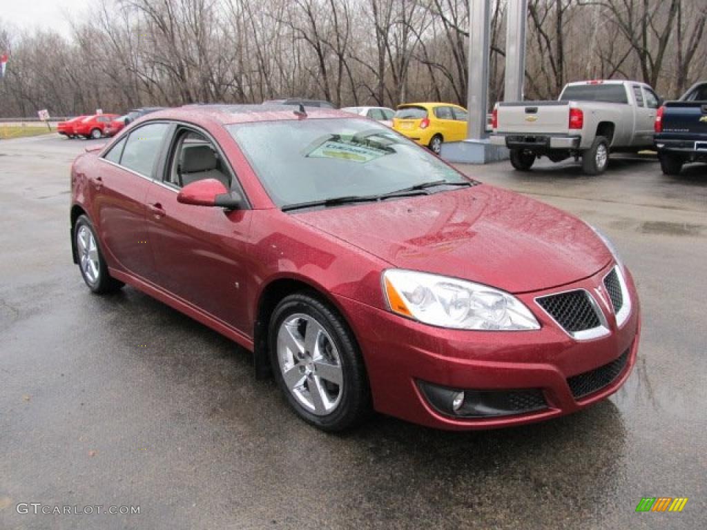 Performance Red Metallic 2009 Pontiac G6 GT Sedan Exterior Photo #48036902