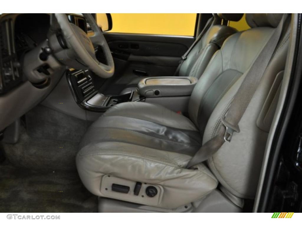 Stone Gray Interior 2002 GMC Yukon XL Denali AWD Photo #48037022