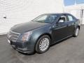 Thunder Gray ChromaFlair 2011 Cadillac CTS 4 3.0 AWD Sedan Exterior