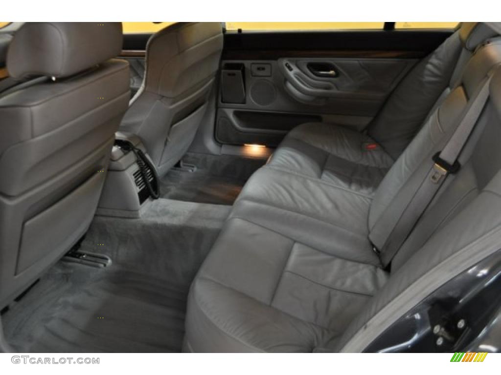 2001 7 Series 740iL Sedan - Anthracite Metallic / Grey photo #12