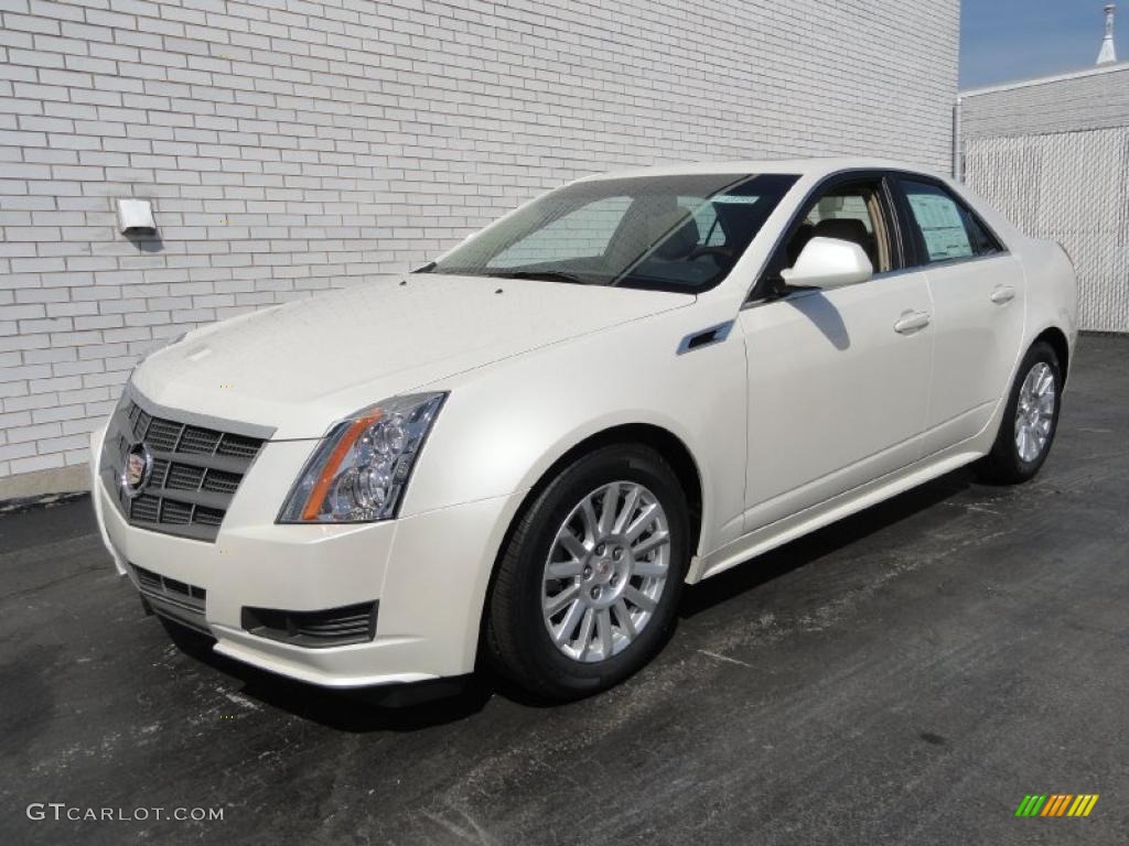 White Diamond Tricoat 2011 Cadillac CTS 4 3.0 AWD Sedan Exterior Photo #48039023
