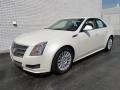 White Diamond Tricoat 2011 Cadillac CTS 4 3.0 AWD Sedan Exterior