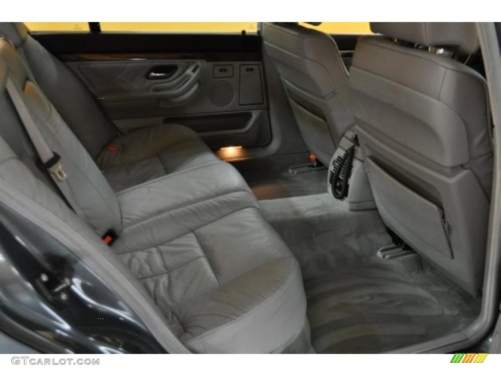 2001 7 Series 740iL Sedan - Anthracite Metallic / Grey photo #14