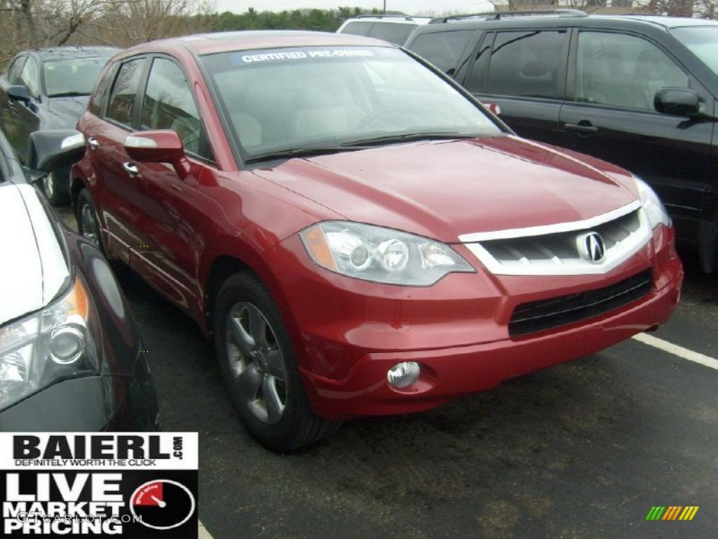 2008 RDX Technology - Moroccan Red Pearl / Taupe photo #1