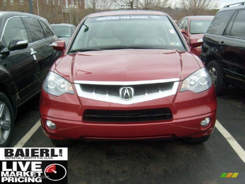 2008 RDX Technology - Moroccan Red Pearl / Taupe photo #2