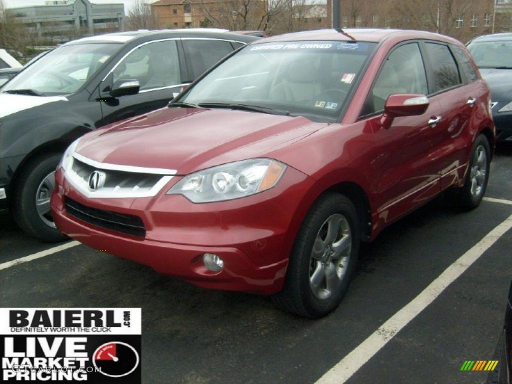 2008 RDX Technology - Moroccan Red Pearl / Taupe photo #3