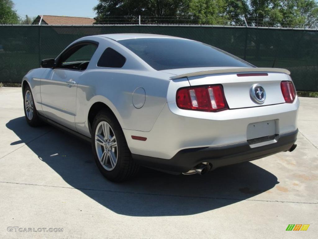 2011 Mustang V6 Coupe - Ingot Silver Metallic / Charcoal Black photo #5