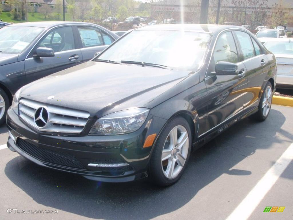 2011 C 300 Sport 4Matic - Black / Almond/Mocha photo #1