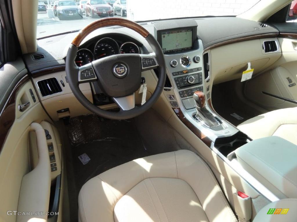 Cashmere/Cocoa Interior 2011 Cadillac CTS 4 3.0 AWD Sedan Photo #48040496