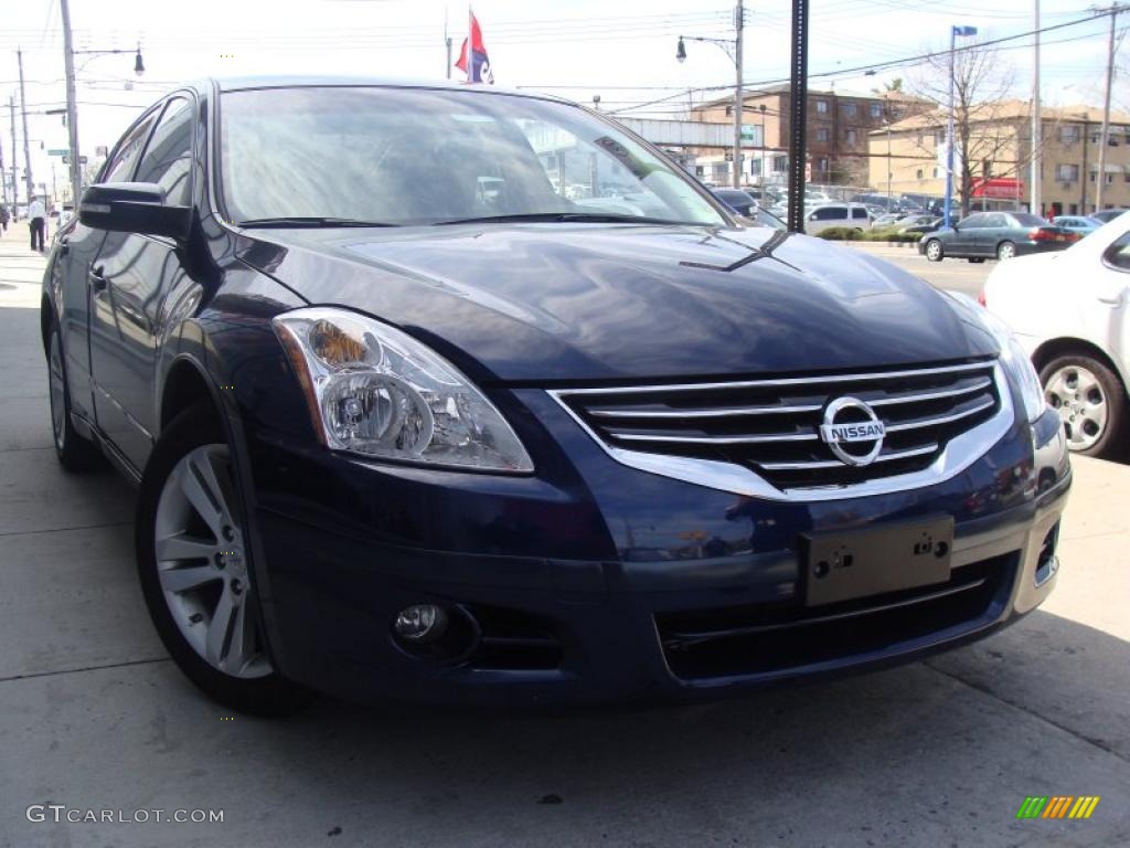 2010 Altima 3.5 SR - Navy Blue / Charcoal photo #1