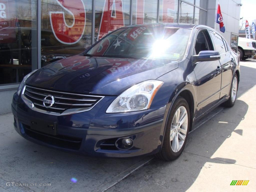 2010 Altima 3.5 SR - Navy Blue / Charcoal photo #4