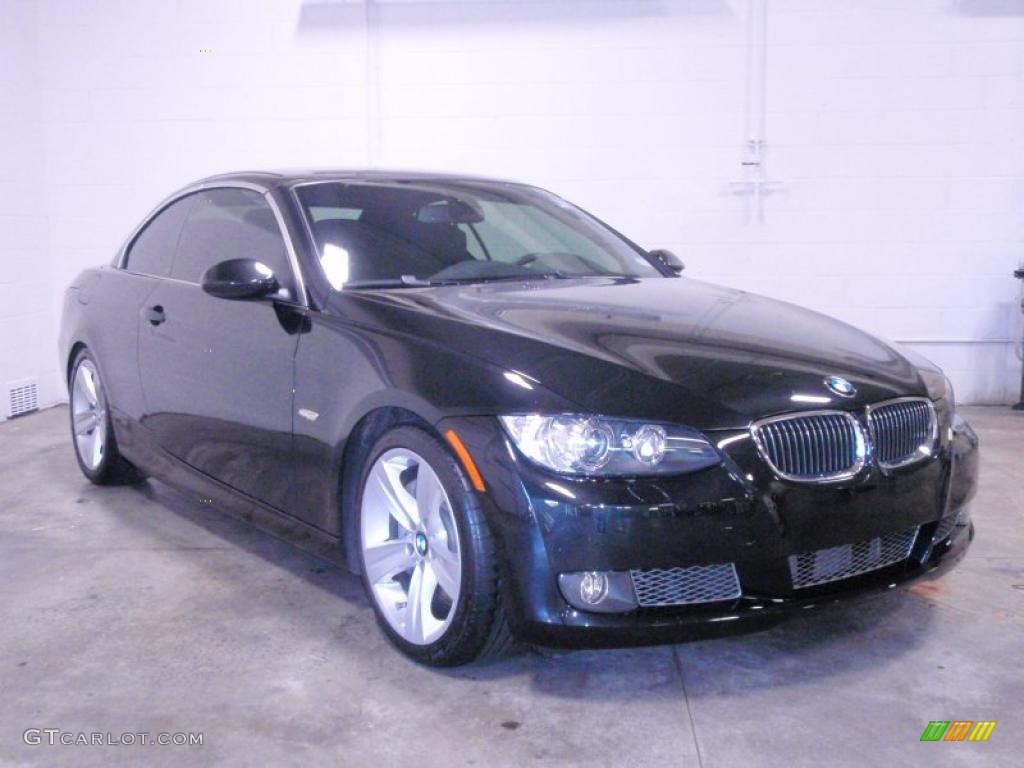 2009 3 Series 335i Convertible - Jet Black / Black photo #1