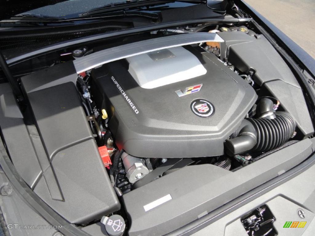 2011 Cadillac CTS -V Sedan 6.2 Liter Supercharged OHV 16-Valve V8 Engine Photo #48040898