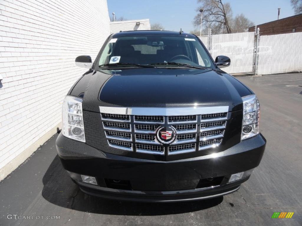 Black Ice Metallic 2011 Cadillac Escalade Hybrid AWD Exterior Photo #48042050