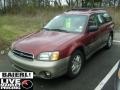 2002 Regatta Red Pearl Subaru Outback Wagon  photo #3