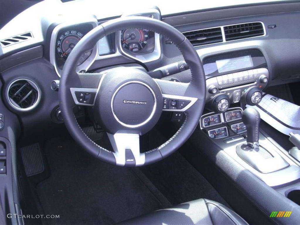 2011 Chevrolet Camaro SS/RS Convertible Black Dashboard Photo #48043458