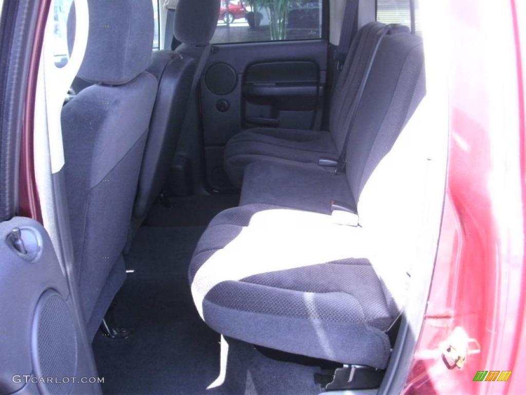 2003 Ram 1500 SLT Quad Cab - Dark Garnet Red Pearl / Dark Slate Gray photo #6