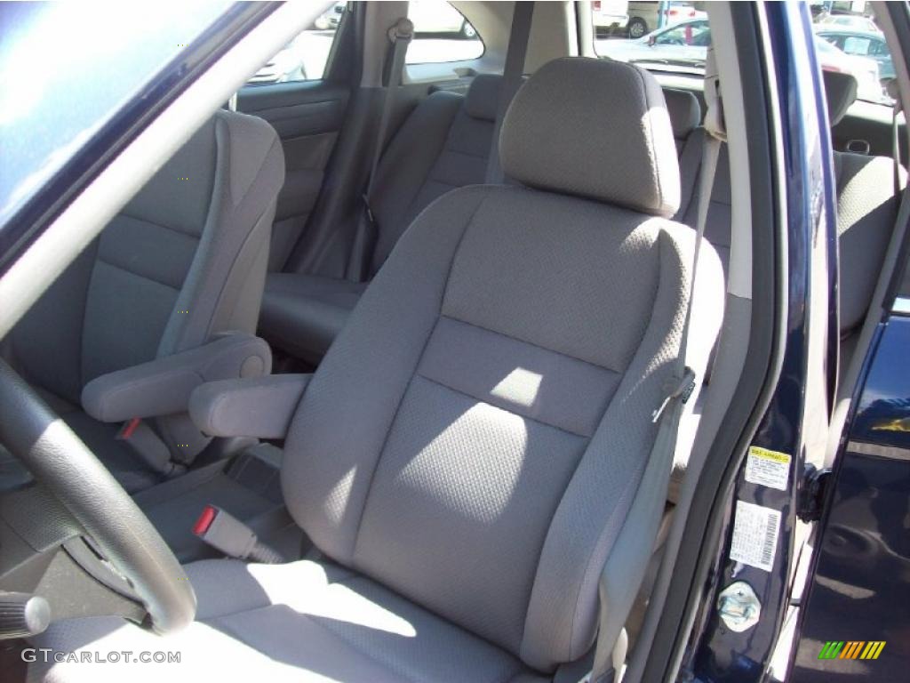 2008 CR-V LX 4WD - Royal Blue Pearl / Gray photo #6