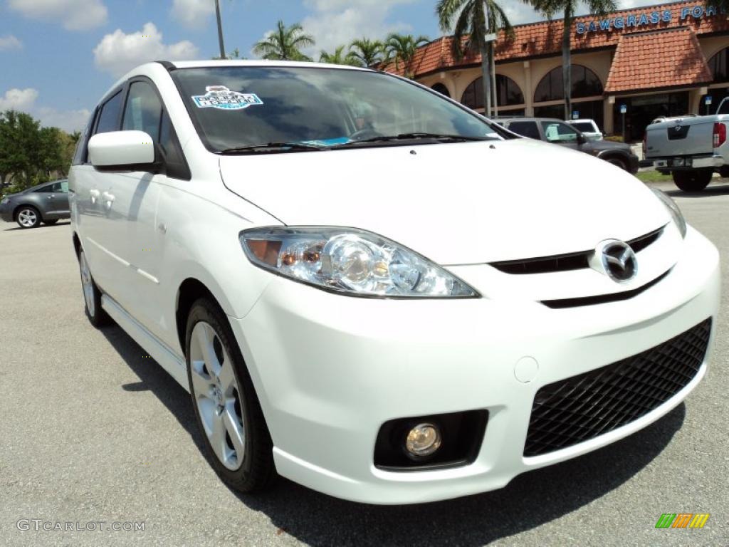 Whitewater Pearl Mica 2007 Mazda MAZDA5 Touring Exterior Photo #48045022