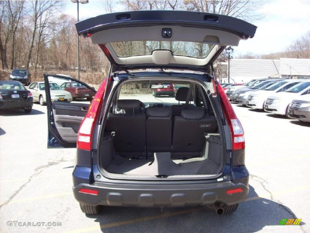 2008 CR-V LX 4WD - Royal Blue Pearl / Gray photo #8