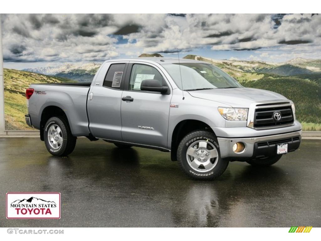 2011 Tundra TRD Double Cab 4x4 - Silver Sky Metallic / Graphite Gray photo #1