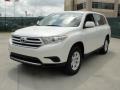 2011 Blizzard White Pearl Toyota Highlander   photo #7