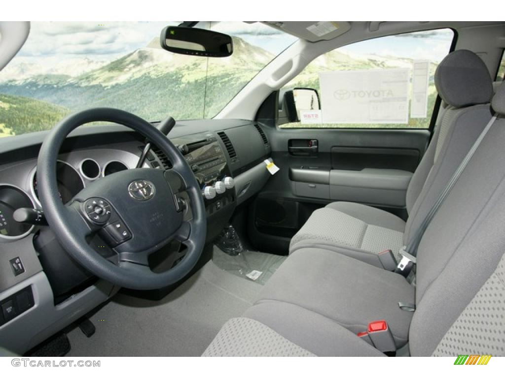 Graphite Gray Interior 2011 Toyota Tundra SR5 CrewMax 4x4 Photo #48047095