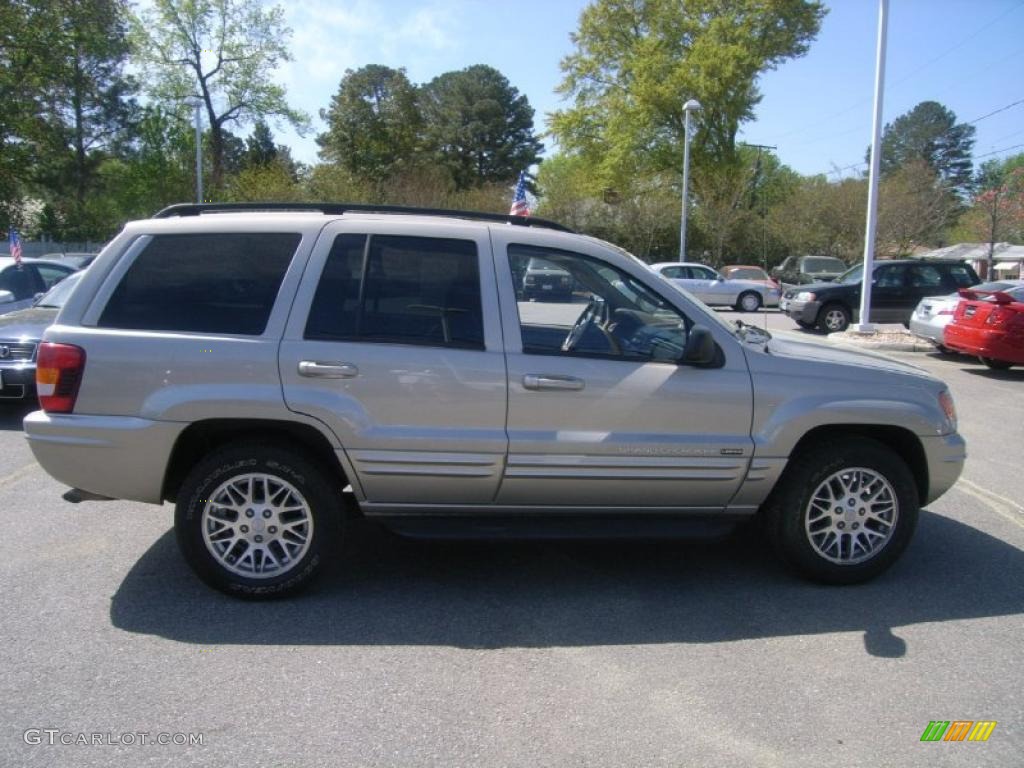 2004 Grand Cherokee Limited 4x4 - Light Pewter Metallic / Taupe photo #6