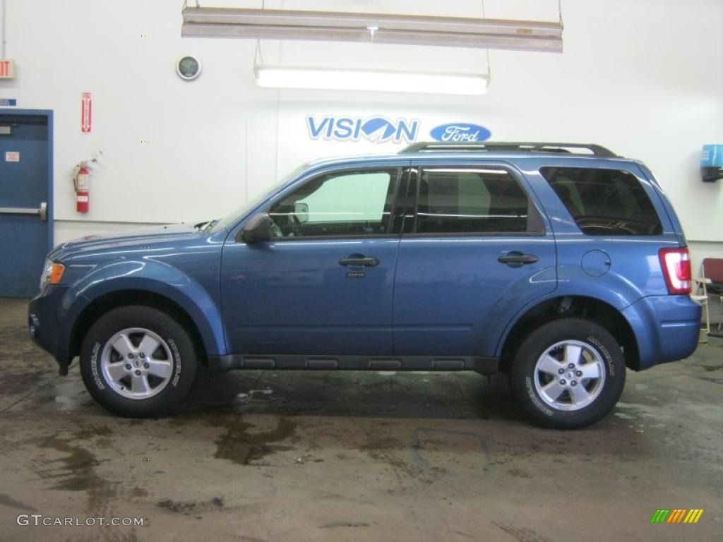 2009 Escape XLT 4WD - Sport Blue Metallic / Charcoal photo #17