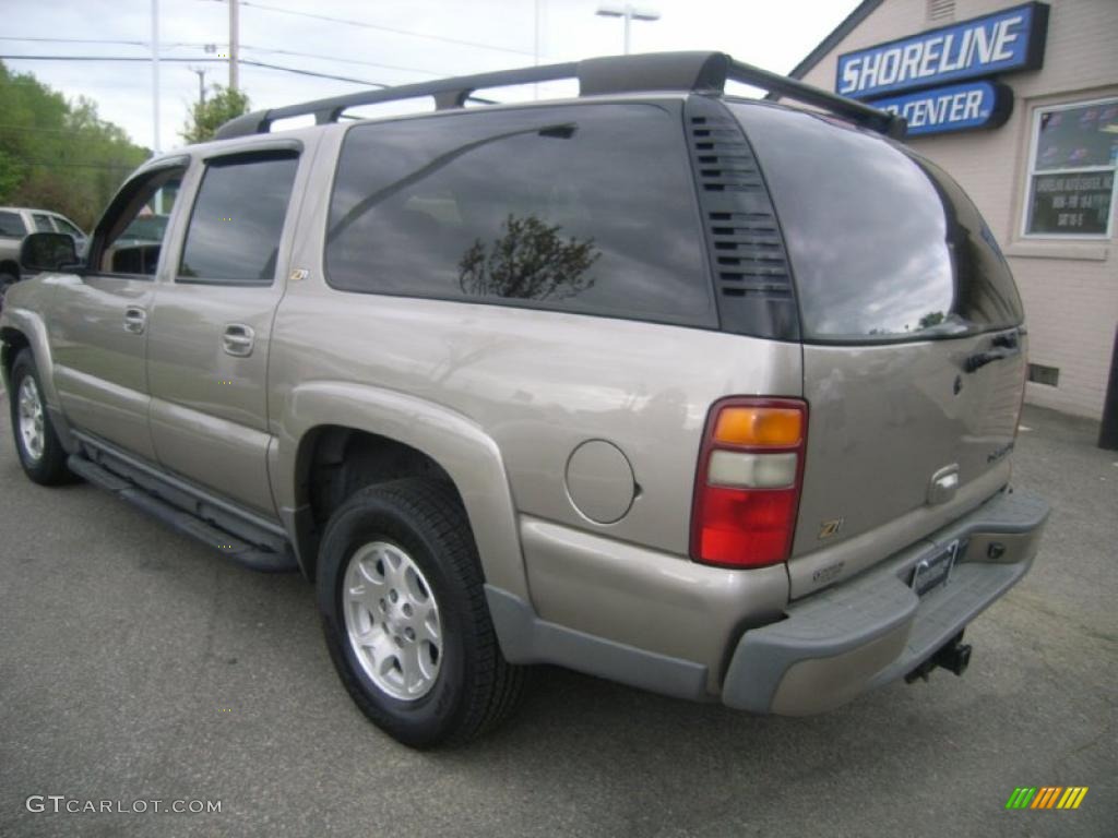 2003 Suburban 1500 Z71 4x4 - Light Pewter Metallic / Gray/Dark Charcoal photo #3