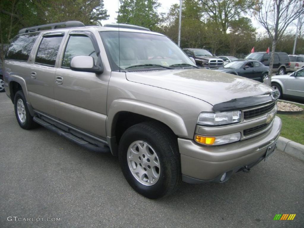 2003 Suburban 1500 Z71 4x4 - Light Pewter Metallic / Gray/Dark Charcoal photo #7