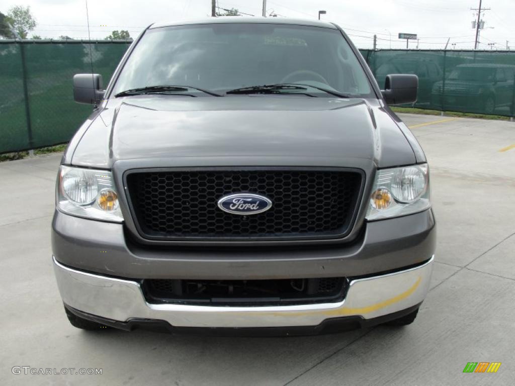 2005 F150 XLT SuperCrew - Dark Shadow Grey Metallic / Medium Flint/Dark Flint Grey photo #8