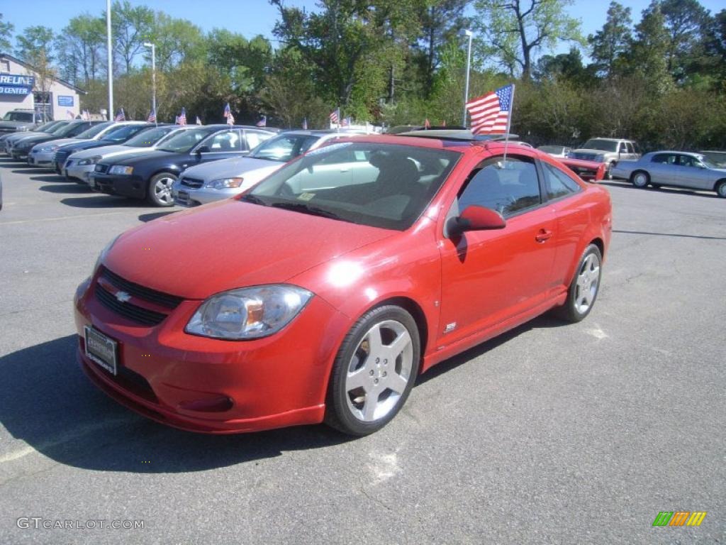 2007 Cobalt SS Supercharged Coupe - Victory Red / Ebony/Red photo #1