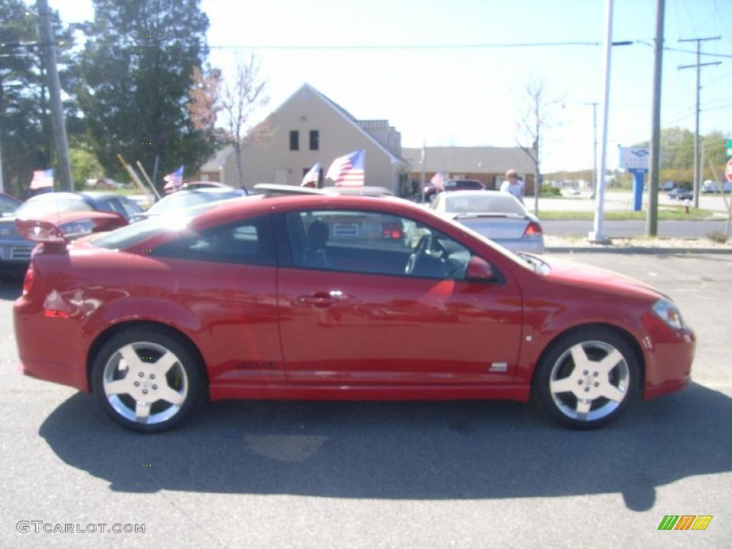 2007 Cobalt SS Supercharged Coupe - Victory Red / Ebony/Red photo #6