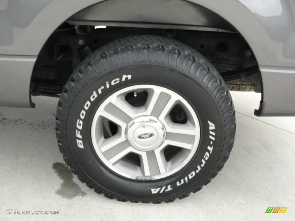 2005 F150 XLT SuperCrew - Dark Shadow Grey Metallic / Medium Flint/Dark Flint Grey photo #14