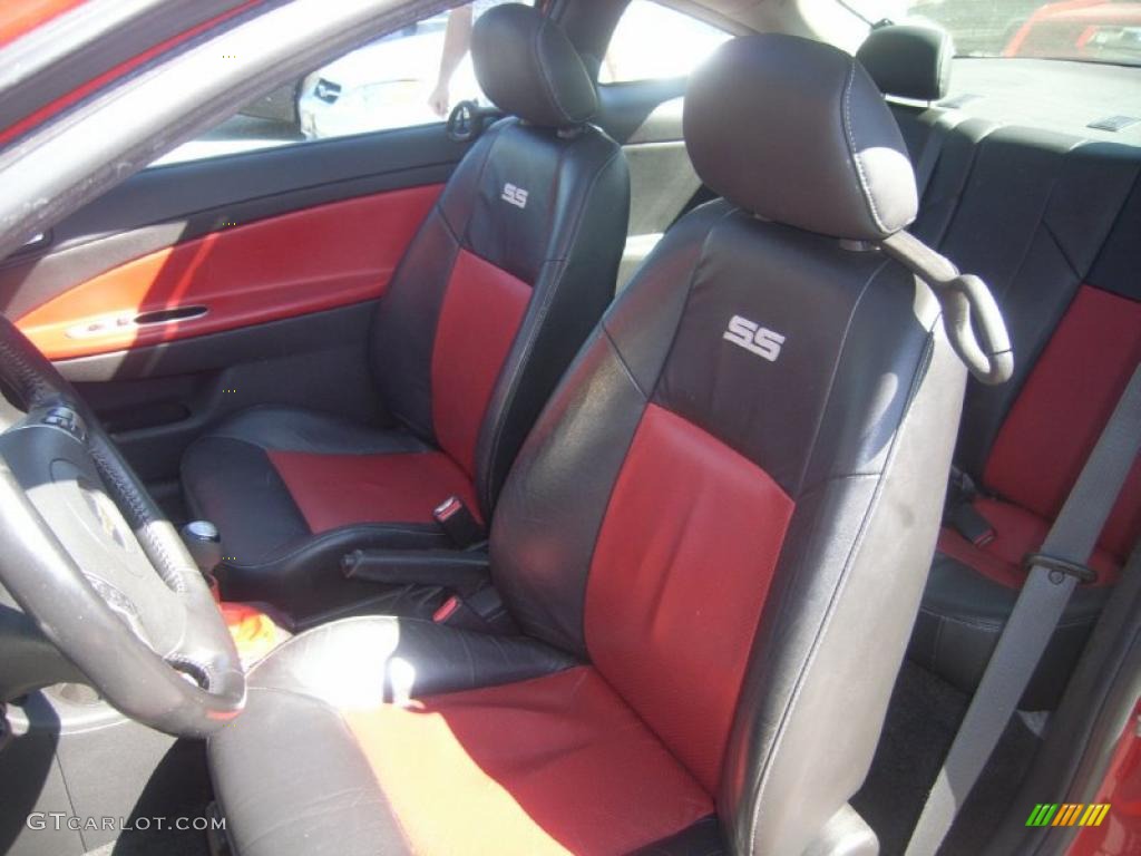 Ebony Red Interior 2007 Chevrolet Cobalt Ss Supercharged