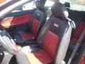 Ebony/Red 2007 Chevrolet Cobalt SS Supercharged Coupe Interior Color