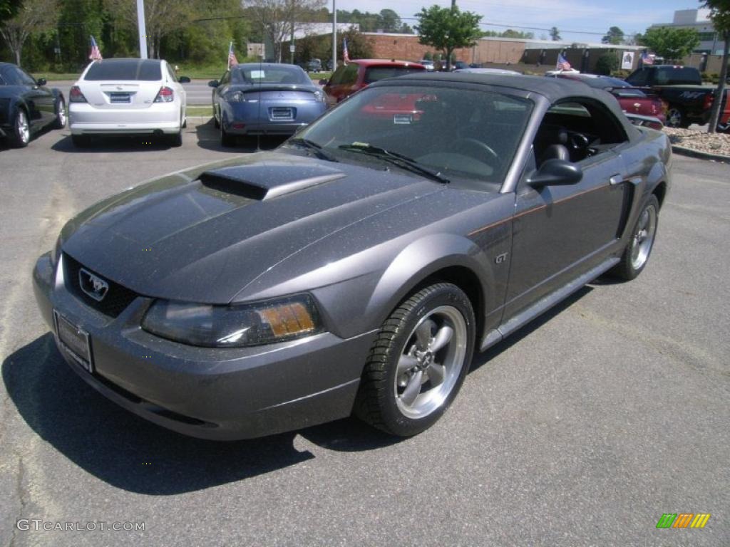 2003 Mustang GT Convertible - Dark Shadow Grey Metallic / Dark Charcoal photo #1