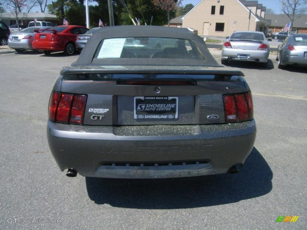 2003 Mustang GT Convertible - Dark Shadow Grey Metallic / Dark Charcoal photo #4