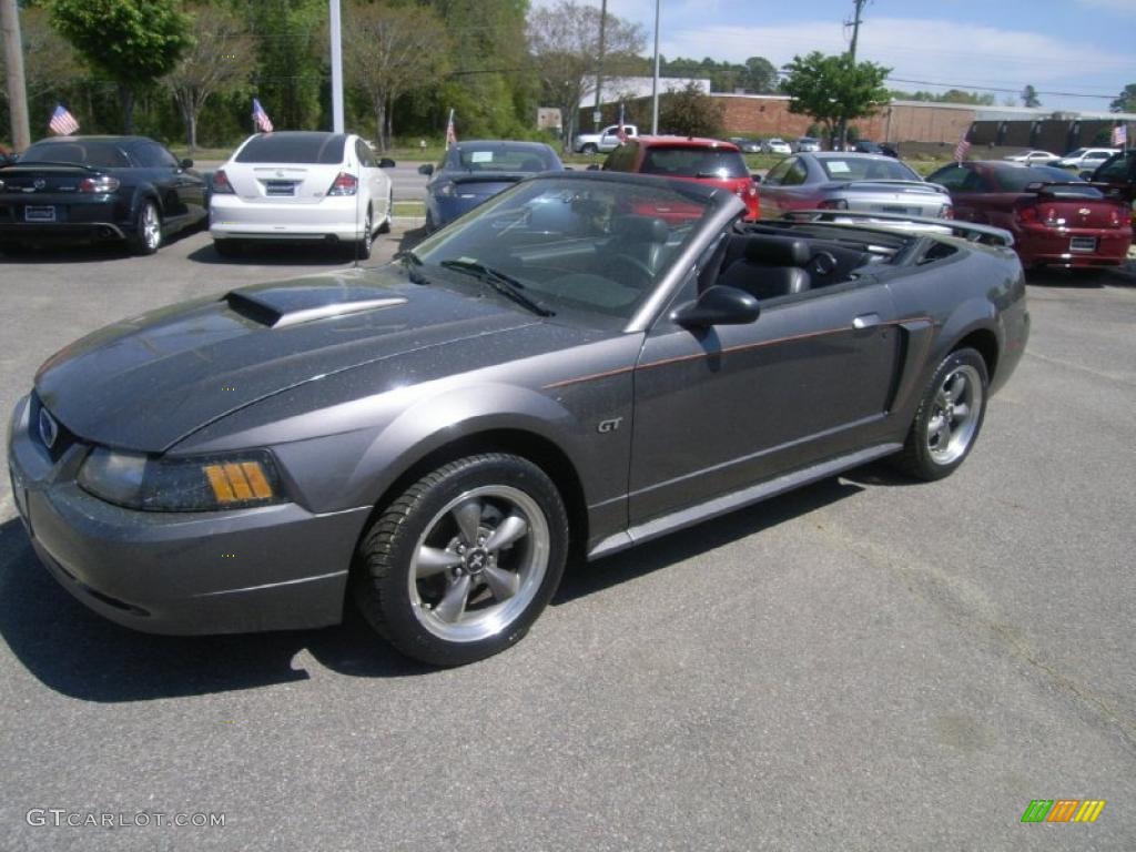 2003 Mustang GT Convertible - Dark Shadow Grey Metallic / Dark Charcoal photo #9
