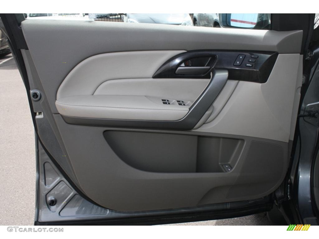 2009 Acura MDX Technology Taupe Door Panel Photo #48051905