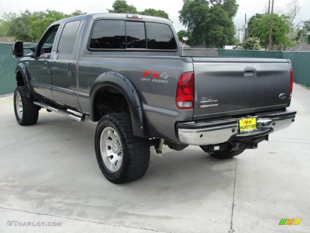 Dark Shadow Grey Metallic 2007 Ford F250 Super Duty Lariat Crew Cab 4x4 Exterior Photo #48051908