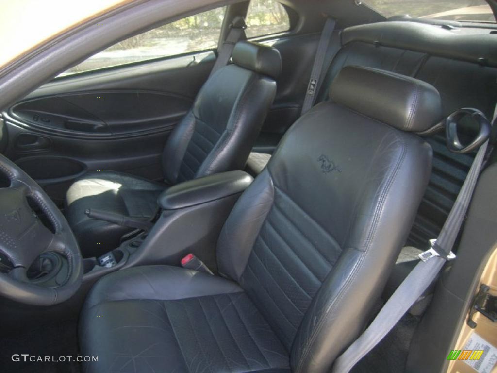 Dark Charcoal Interior 2000 Ford Mustang GT Coupe Photo #48052208