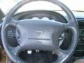 Dark Charcoal 2000 Ford Mustang GT Coupe Steering Wheel