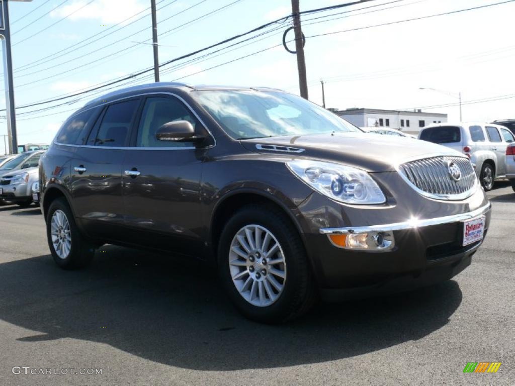 2008 Enclave CXL AWD - Cocoa Metallic / Cashmere/Cocoa photo #3