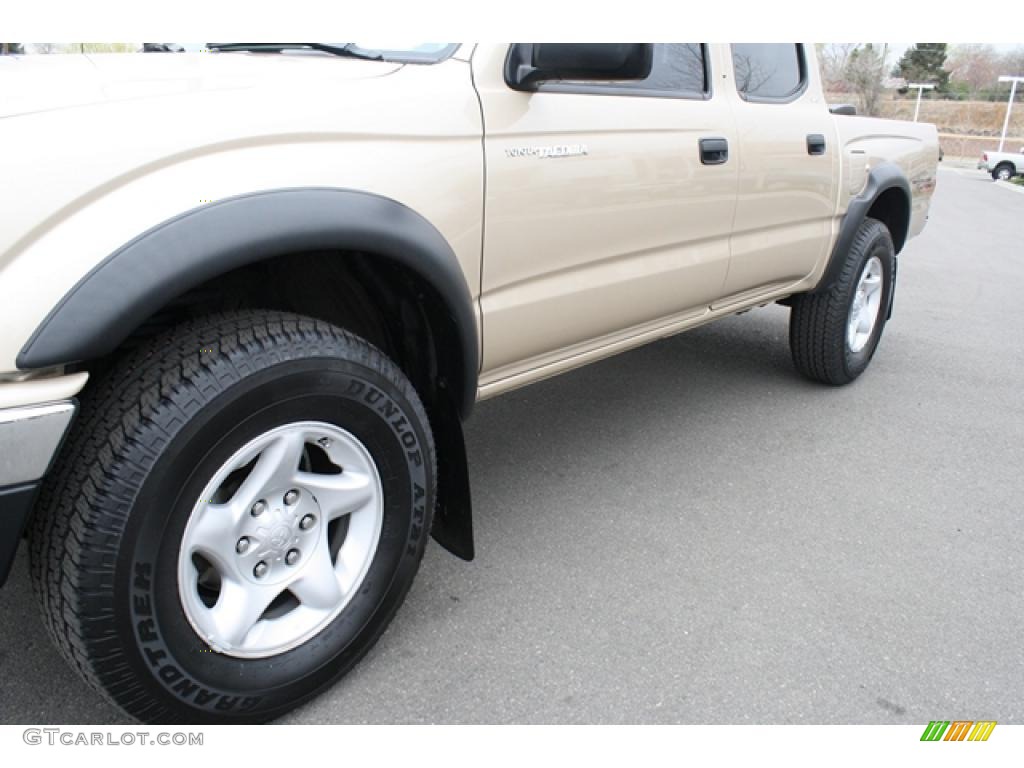 2003 Tacoma V6 TRD Double Cab 4x4 - Mystic Gold Metallic / Oak photo #29