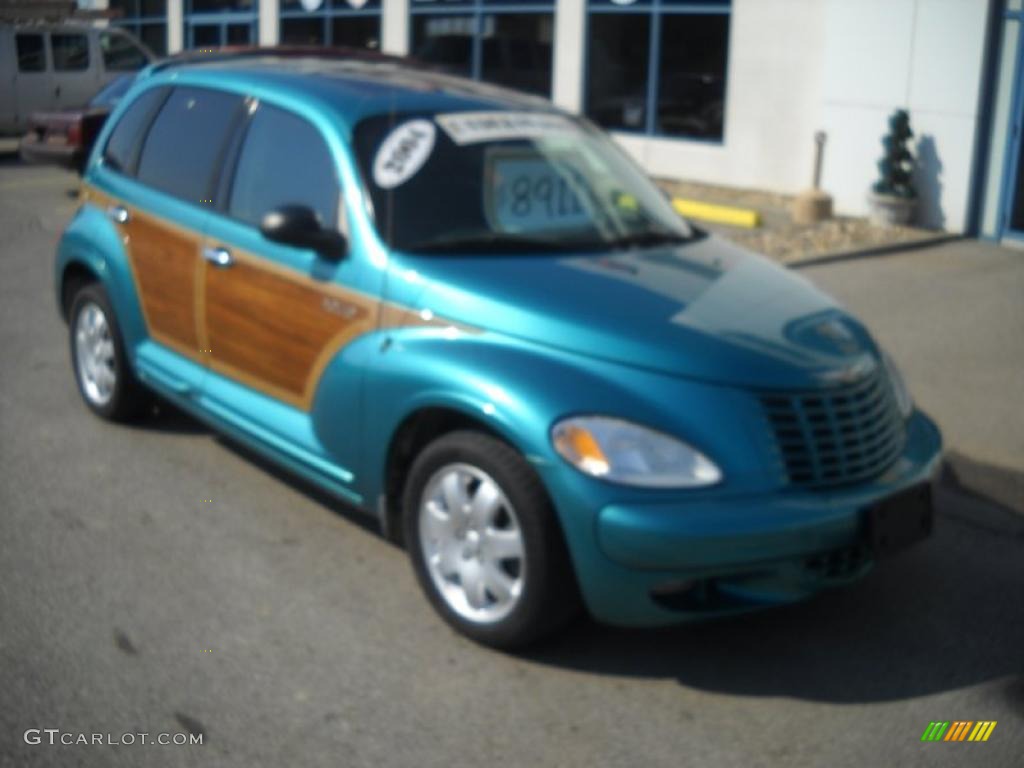 2004 PT Cruiser Touring - Seamist Green Metallic / Dark Slate Gray photo #20